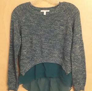 Marilyn Monroe Green Gold Sparkly Sweater Boho S